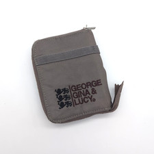 George Gina & Lucy Portemonnaie grau braun | Geldbeutel Vintage 2005 Y2K GGL