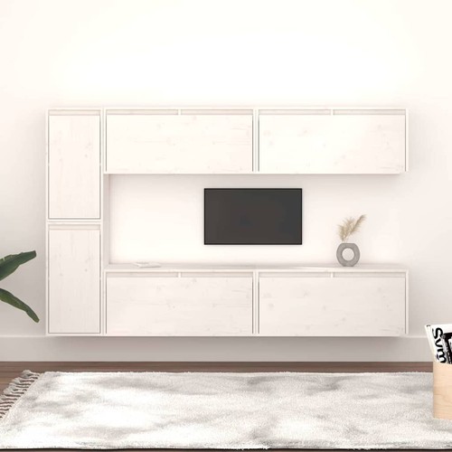Schrank 6tlg massivholz - tv,