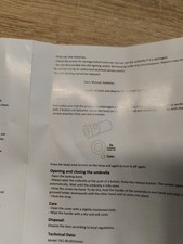 Taschenschirm Griff ergo dynamic mit Licht 