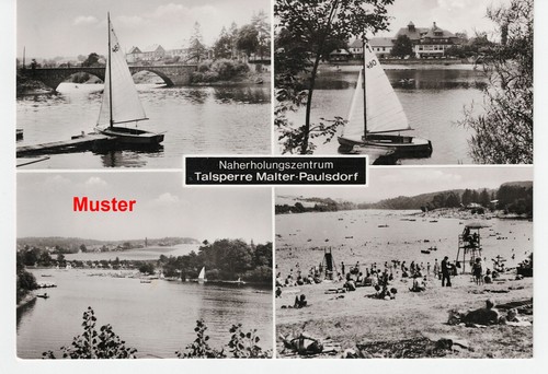 Ansichtskarte talsperre - ansichtskarte,