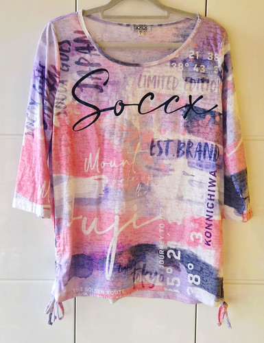 Soccx arm shirt bunt l - 3/4,