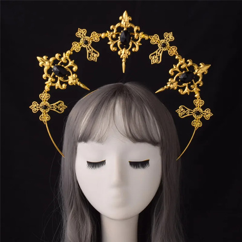 Gothic lolita barock tiara - gothic,