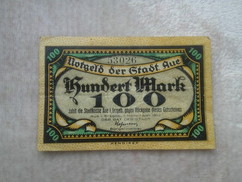 100 mark notgeld der - 100,