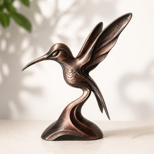 Kolibri statue bronzeoptik - statue, 12