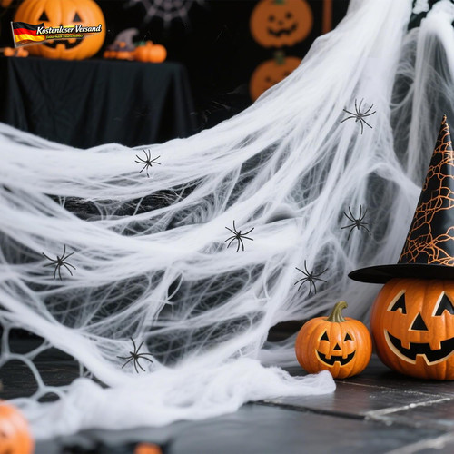 Halloween spinnennetz set mit - spinnennetz,