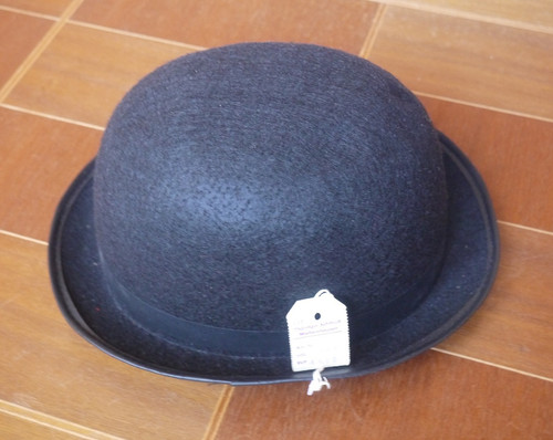 Melone schwarzer bowler - schwarzer, hut