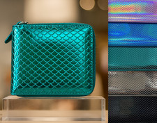 5m FISCHSCHUPPEN Gestepptes Stoffmaterial mit Schuppenmuster Polsterstoff COOL!