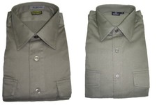 Hemd / Jagdhemd / Arbeitshemd Farbe oliv, langarm 