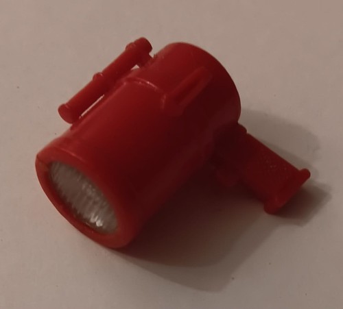Rote taschenlampe figur - rote,