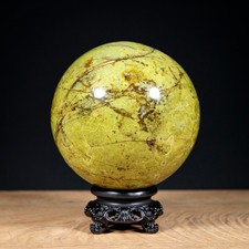 Edelstein Kugel, Green Opal
