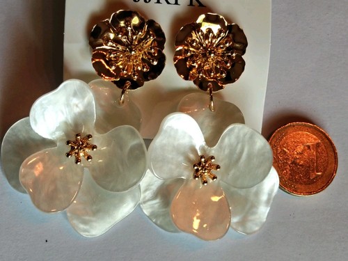Ohrstecker goldfarben blume - ohrstecker,