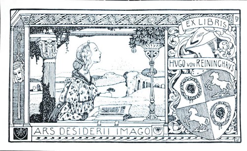 1903 exlibris vogeler - exlibris,