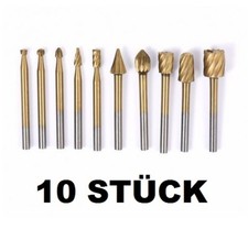 10 Holzfräse CNC Fräsen Fräsköpfe Schleifköpfe Oberfräse GRAVUR Proxxon Dremel 