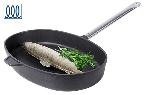 Fischpfanne oval - fischpfanne,,