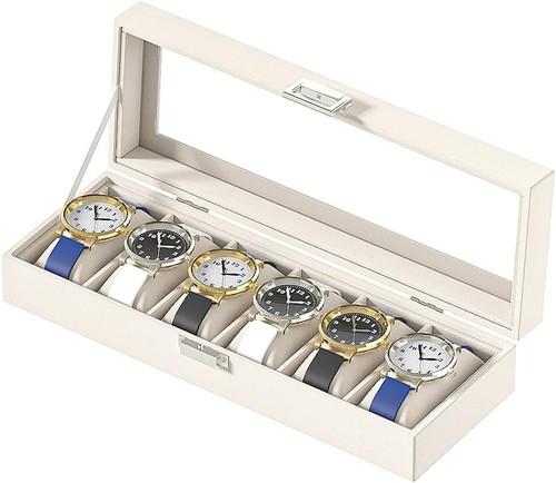 Uhrenvitrine leder - uhrenvitrine,