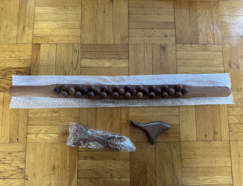 Holz massagestab mit noppen - mit,