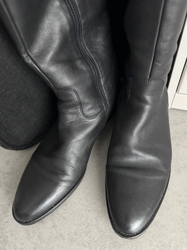 Schwarze hochwertige stiefel - hochwertige,