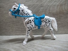 Playmobil Tiere | Pferd gepunktet mit Sattel & Zaumzeug