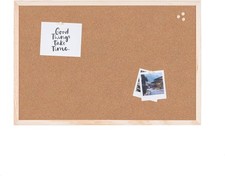 Bi-Office Korktafel / Pinnwand mit Holzrahmen- 5 Größen wählbar - 60 x 40 cm