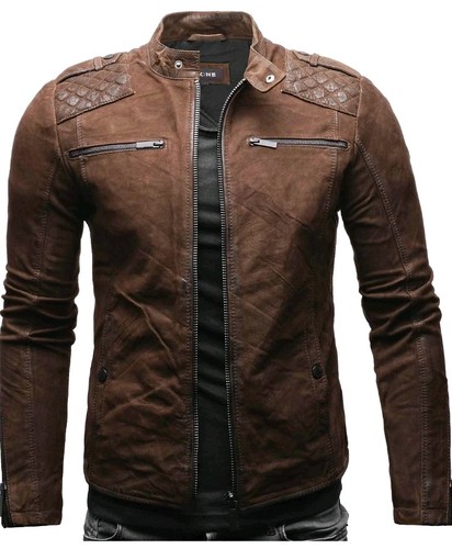 Crone herren lederjacke - crone,