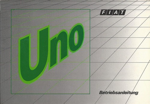 Betriebsanleitung fiat uno - betriebsanleitung,