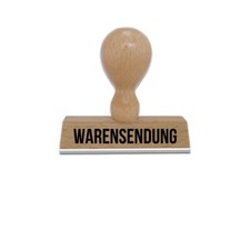 WARENSENDUNG - Textstempel