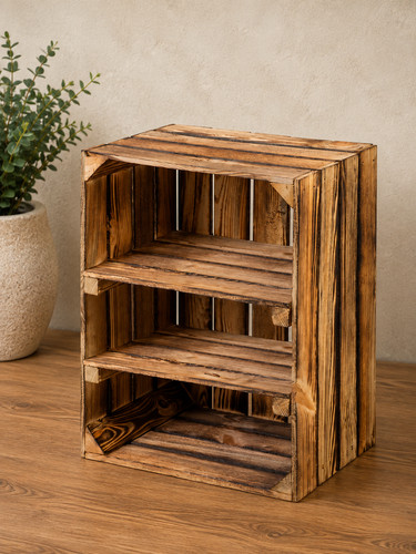 Neue geflammte holzkisten mit - holzkisten,