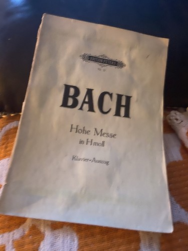 Edition peters bach hohe - hohe, messe