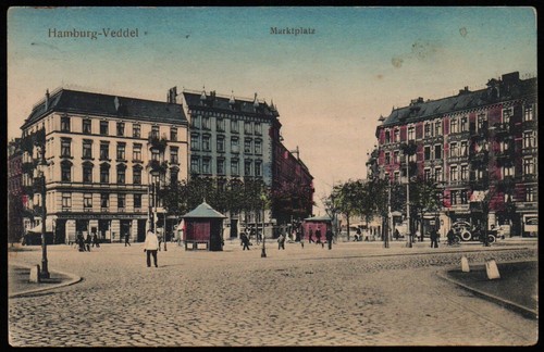 1921 hamburg veddel - 1921, ak