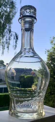 Kristall karaffe mit goldrand - karaffe,