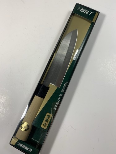 New sekizo santoku - wood, handle