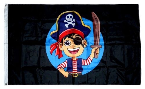 Fahne flagge pirat boy - fahne, /