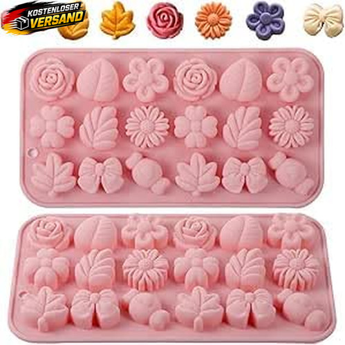 Silikonformen blumen set für - set,
