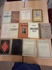Klaviernoten Konvolut alt gebraucht original Noten Klavier Komponist