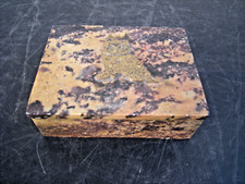 Antik schöne Marmor Schmuckkästchen mit Einlegearbeiten Eule, Messing.vintage