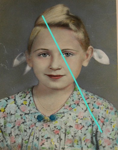Altes mädchen portrait foto - mädchen,
