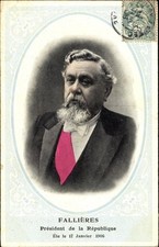 Passepartout Ak Armand Fallières, President de la Republique Francaise - 2915916