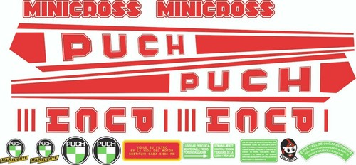 Star sam stickers kit - sam®, puch