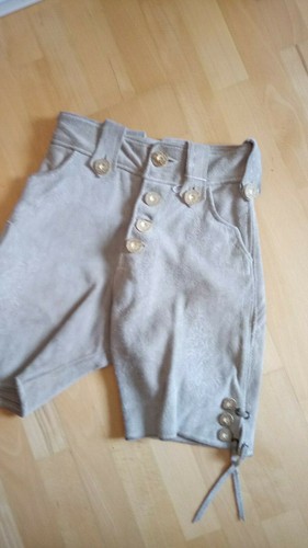 Kurze lederhose s beige - lederhose,