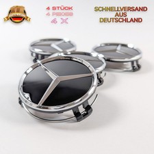 4x Mercedes Nabendeckel 75mm