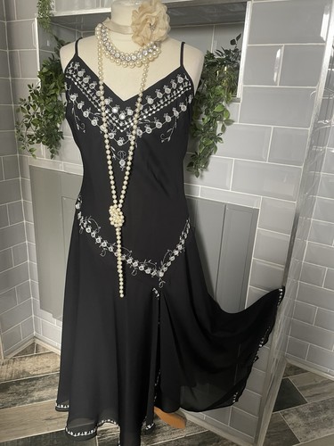 Schwarz silber fallende - silber, taille