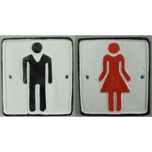 Türschild set damen herren - set, u.