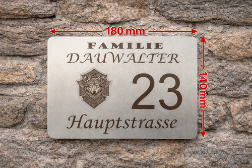 Edelstahl hausnummer - edelstahl,