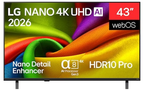 43nu850b6la zoll nano 4k - lg,
