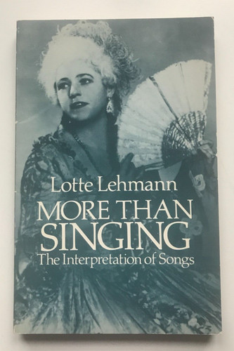 Lotte lehmann more - more, than