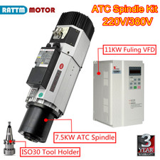 9KW ISO30 ATC Frässpindel Air