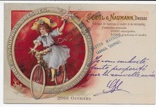 Zypern 1902: post card - Bicycle to Dresden 