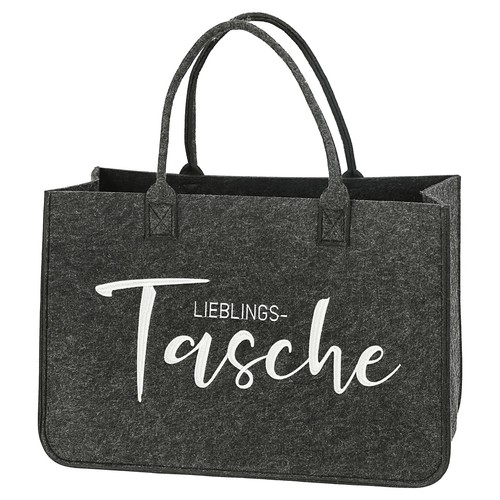 Filztasche lieblingstasche - filztasche,