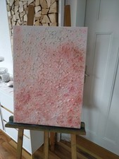 Bild, Leinwand mit Struktur, Original 50x70 cm, Unikat, Abstrakt, Wanddeko 