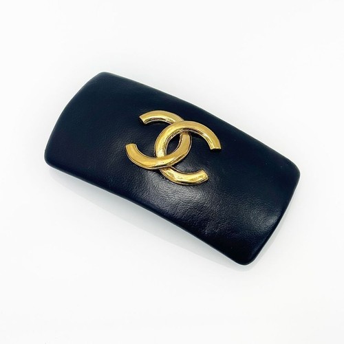Chanel lederspange schwarz - chanel,
